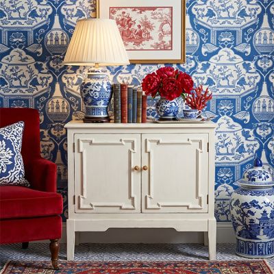 Modern Accents Distressed 2 Door Cabinet