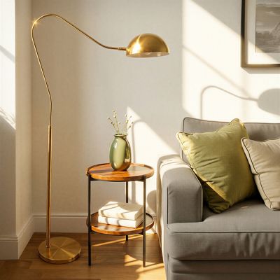 Modern Accents Gold Finish Bendable Floor Lamp