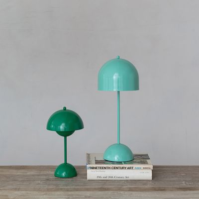 Modern Accents Green Metal LED Table Lamp