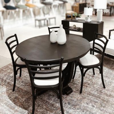 Modern Elegance Fir Wood Dining Table