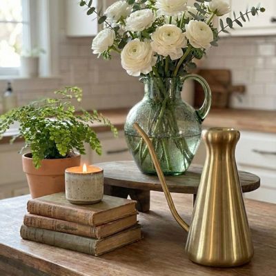 Modern Farmhouse Gold Watering Can