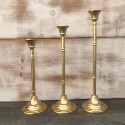 Modern Farmhouse Taper Candle Holder Set of 3