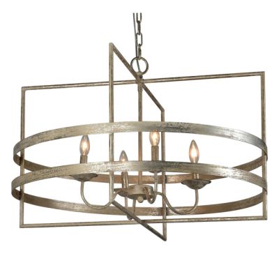Modern Geometrics 4 Light Chandelier