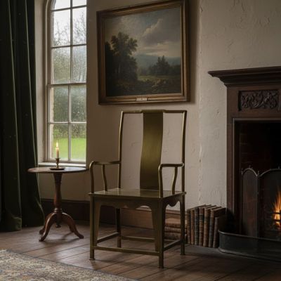 Modern Industrial Armchair