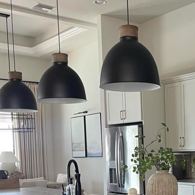 Modern Industrial Dome Pendant Light