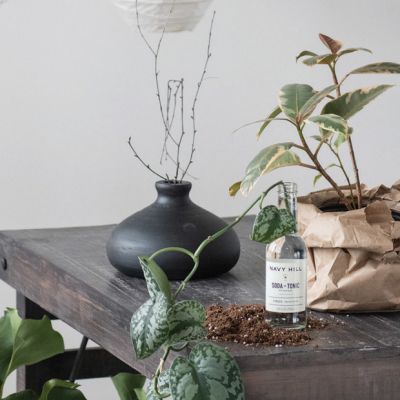 Modern Paulownia Wood Bud Vase