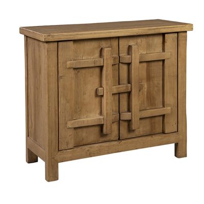 Modern Reclaimed Wood Accent Cabinet
