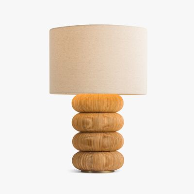 Modern Stacked Base Table Lamp
