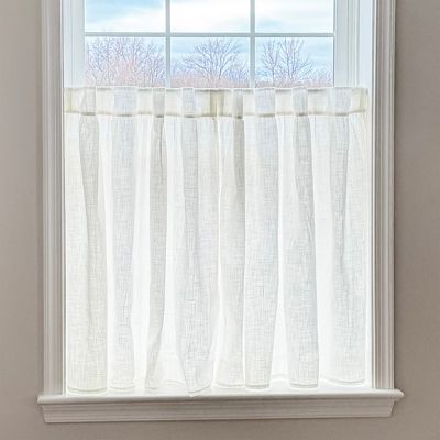 Morning Light Ruffled Tier Curtain Set of 2