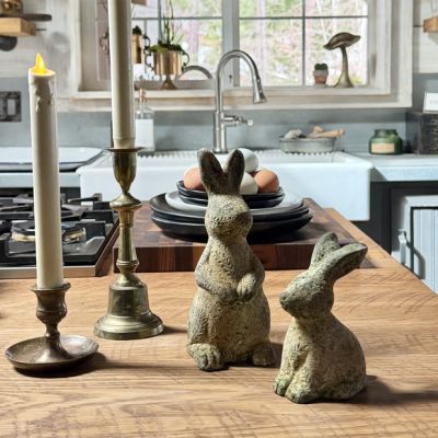 Mossy Rabbit Decor One of Each