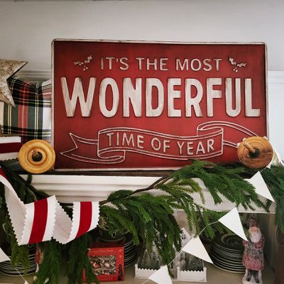 Most Wonderful Time Metal Wall Sign