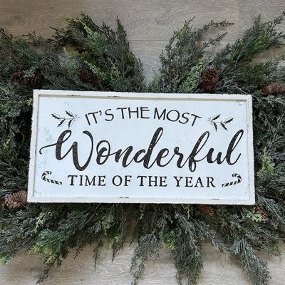 Most Wonderful Time Of The Year Holiday Sign