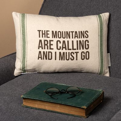 Mountains Are Calling Accent Pillow
