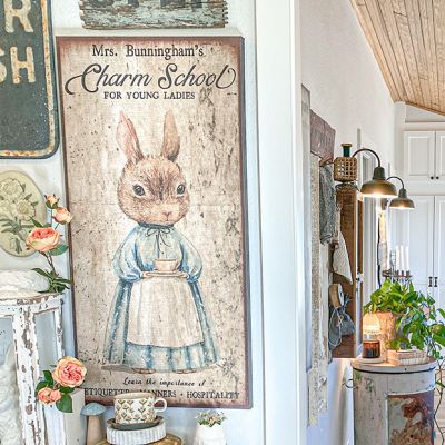 Mrs Bunninghams Charm School Canvas Wall Art