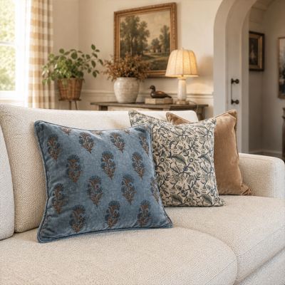 Mughal Garden Accent Pillow