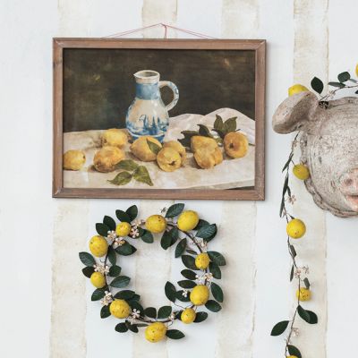 Multicolor Lemons and Pitcher Wall Art