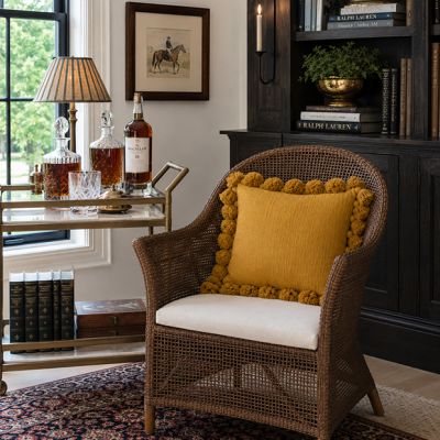 Mustard Classic Tassel Pillow