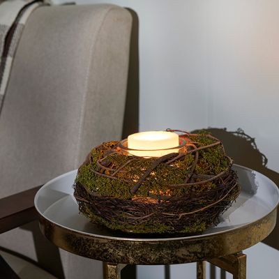 Natural Accents Moss Ball Candle Holder