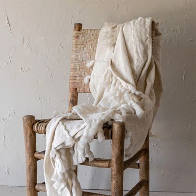 Natural Accents Tassel Fringe Throw Blanket