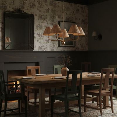 Natural Elegance 6 Arm Chandelier