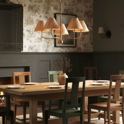 Natural Elegance 6 Arm Chandelier