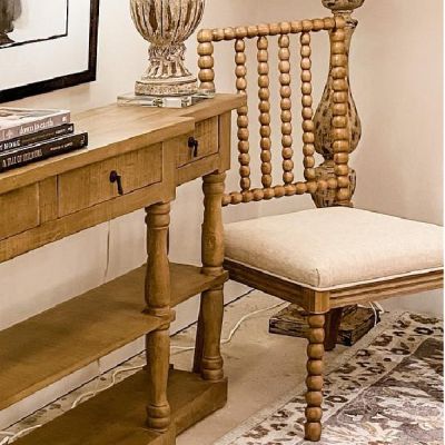 Natural Sophisticated Elegance Side Chair Set of 2