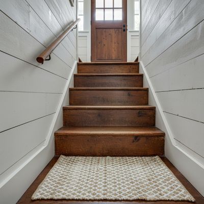 Neutral Diamond Pattern Accent Rug