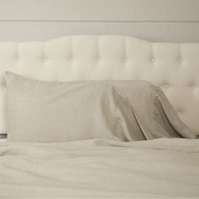 Neutral Linen Pillowcase Set of 2 Standard
