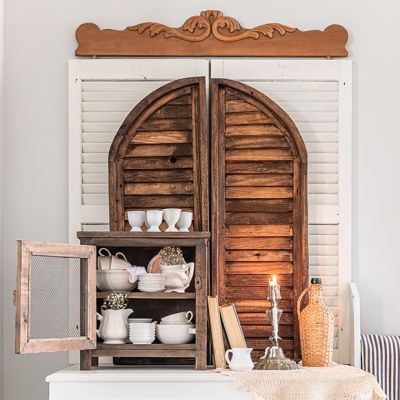 Neutral Wash Shutters Set of 2