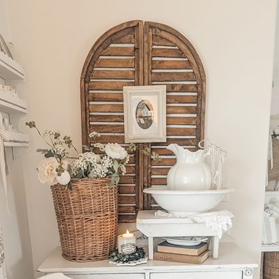 Neutral Wash Shutters Set of 2
