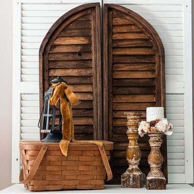 Neutral Wash Shutters Set of 2
