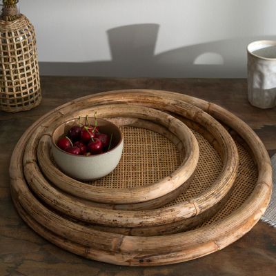 Nice and Natural Round Display Tray