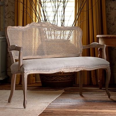 Nice and Natural Vintage Inspired Sette Bench