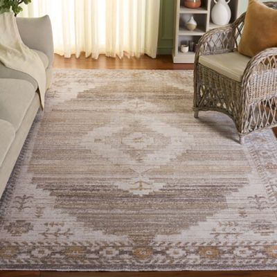 Nicely Neutral Beige/Ivory Patterned Area Rug