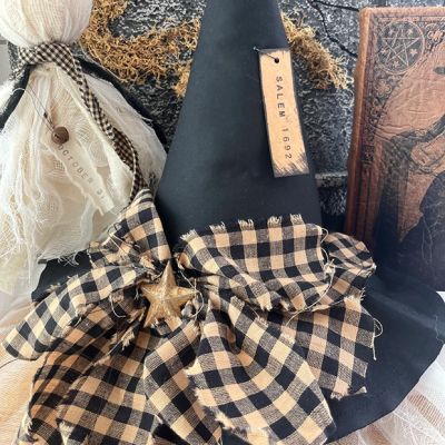 Old Salem Primitive Halloween Witch Hat