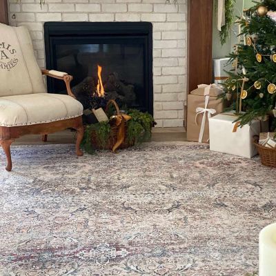 Olive Holi-2304 Washable Area Rug