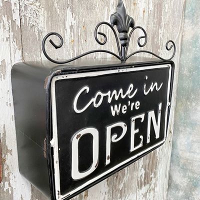 Open Closed Flip Sign