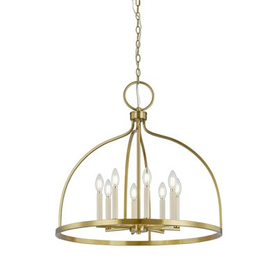 Open Dome 8 Candle Light Chandelier