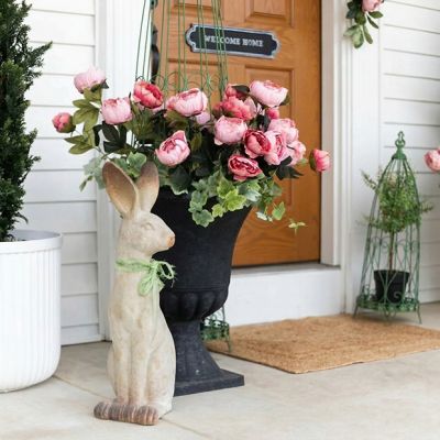 Weathered Bunny Statue