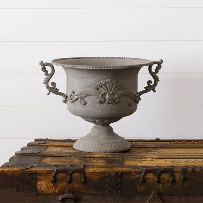 Ornate Metal Urn Planter