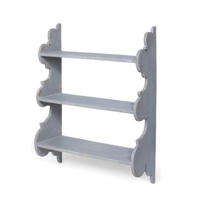Painted Pine Tiered Wall Shelf