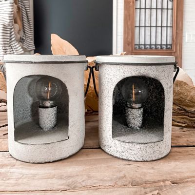 Pale Rustic Can Light