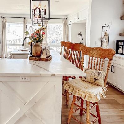 Patchwork Bees Rectangle Accent Pillow