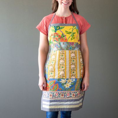Patchwork Pattern Farmhouse Apron