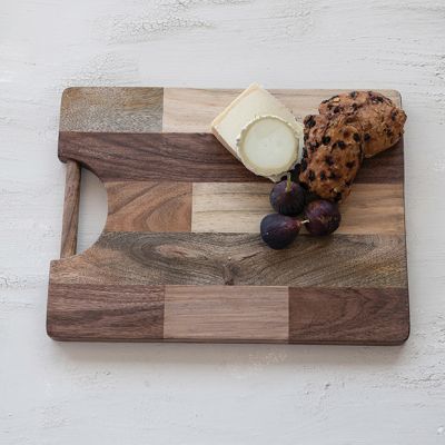 Patchwork Wood Grain Cutting Board