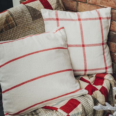 Patterned Cotton Throw Pillows Set of 2