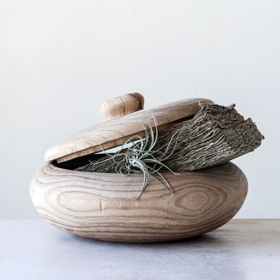 Paulownia Wood Decorative Container
