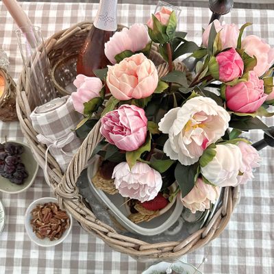 Peony 5 Stem Bundle Set of 3