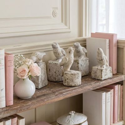 Perched Bird Tabletop Decor Collection Set of 5