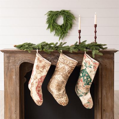 Persian Rug Pattern Stocking Set of 3
